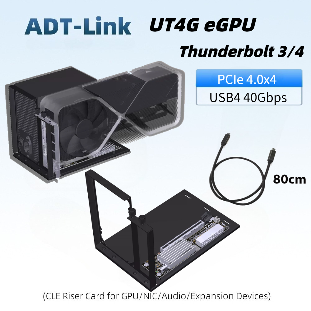 Upgraded UT4G UT3G EGPU Thunde - Gpu External Dock Egpu Thunderbolt 4 评论和价格